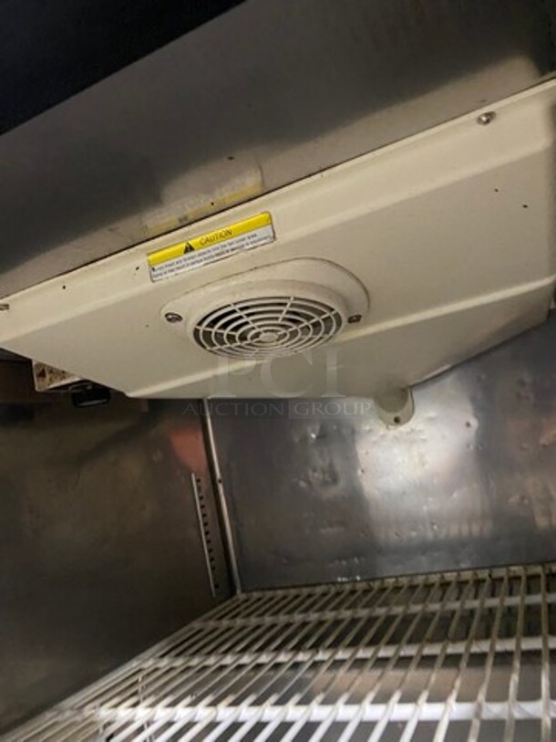 Everest Commercial Single Door Lowboy/ Worktop Cooler! All Stainless Steel! Model: ETBR1 SN: BTBR112100008 115V 60HZ 1 Phase - Image 6 of 8