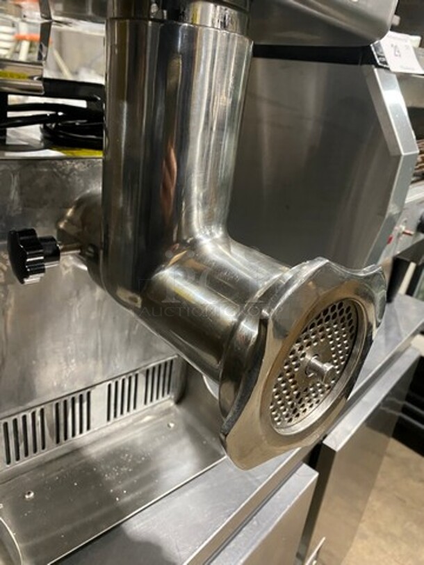 LEM Commercial Countertop Electric Powered Meat Grinder! All Stainless Steel! Model: 1781 120V - Image 6 of 8