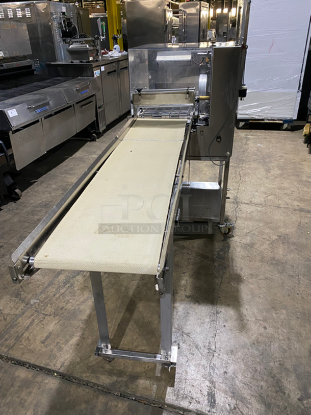 Nielsen Commercial Pass-Through Chocolate Glazing Machine! Stainless Steel Body! On Casters! - Image 2 of 10