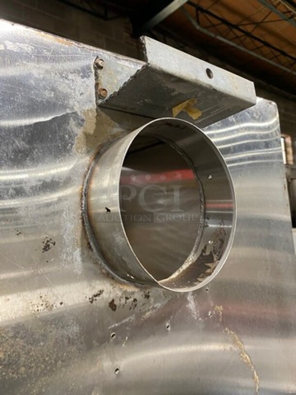 Commercial Solid Stainless Steel Hood System! - Image 6 of 7