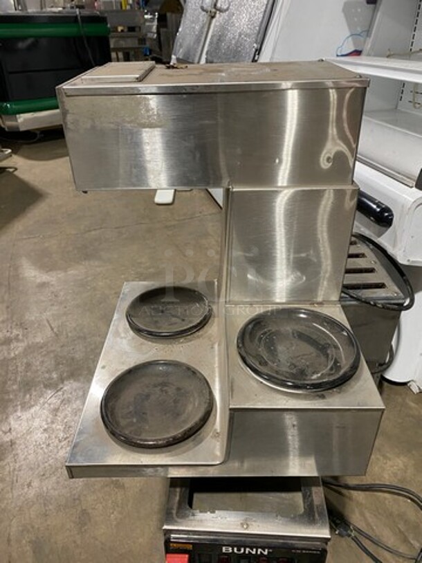 Bloomfield Commercial Countertop Coffee Brewing Machine! With 3 Coffee Pot Warming Stations! All Stainless Steel! - Image 3 of 8