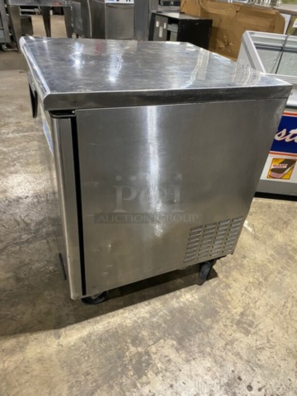 Turbo Air Refrigerated Single Door Lowboy/Worktop Cooler! All Stainless Steel! On Casters! Model: TUR28SD 115V - Image 2 of 7