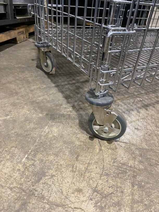 Eagle Mobile Chrome Security Cage! On Casters! - Image 5 of 7