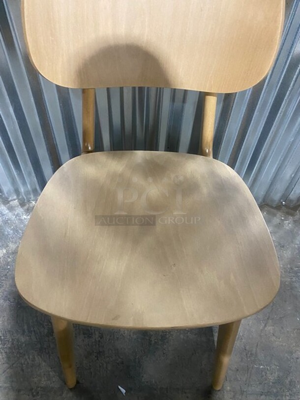 NEW! Stackable Ins Wind Backrest Restaurant Chair! 2x Your Bid! - Image 5 of 6