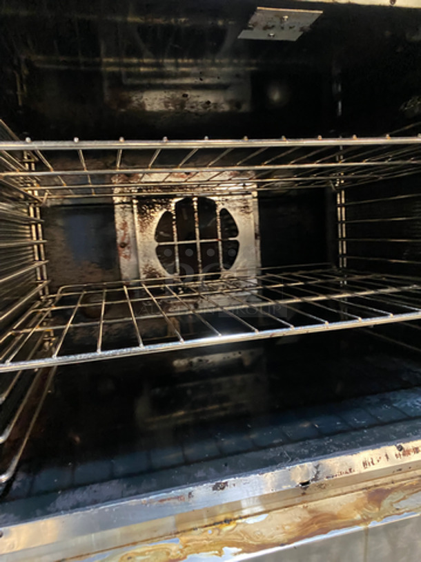 Vulcan Commercial Double Deck Convection Oven! With View Through Doors! Metal Oven Racks! All Stainless Steel! On Casters! 2x Your Bid Makes One Unit! - Image 6 of 9