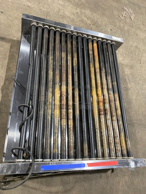 Nice! APW Wyott Stainless Steel Commercial Countertop Hot Dog Roller! Model HRS-75 5T Serial 8179619120006
 - Image 5 of 8