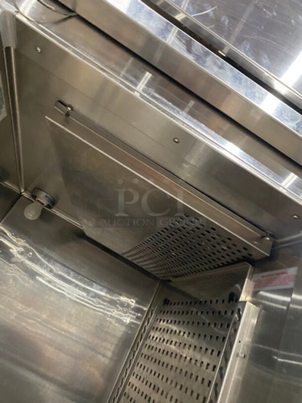 Continental Commercial Single Door Reach In Freezer! All Stainless Steel! On Legs! Model: DL1FESS SN: 14789764 115V 60HZ 1 Phase - Image 6 of 9