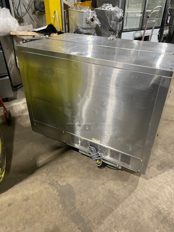 Beverage Air Single Side Access Milk Cooler! Stainless Steel! On Casters! Model: SM49N SN: 7710268 115V 1 Phase - Image 3 of 8