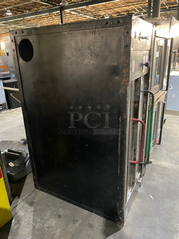 Attias Commercial Natural Gas Powered Single Deck Pizza Oven! All Stainless Steel! - Image 3 of 8