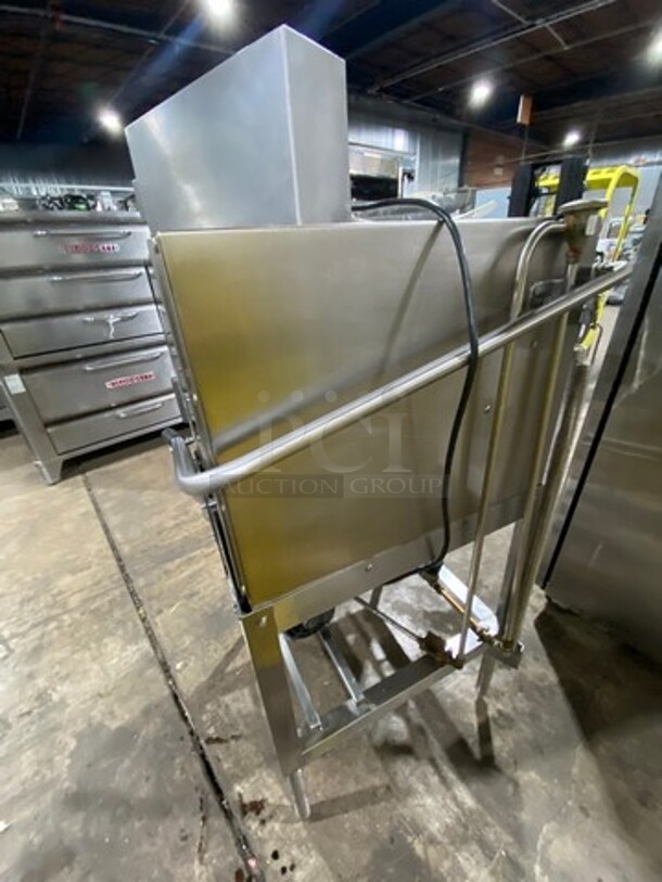 Auto Chlor Commercial Heavy-Duty Pass-Through Dish Washer! All Stainless Steel! On Legs! Model: A5L! Working When Removed! - Image 4 of 8