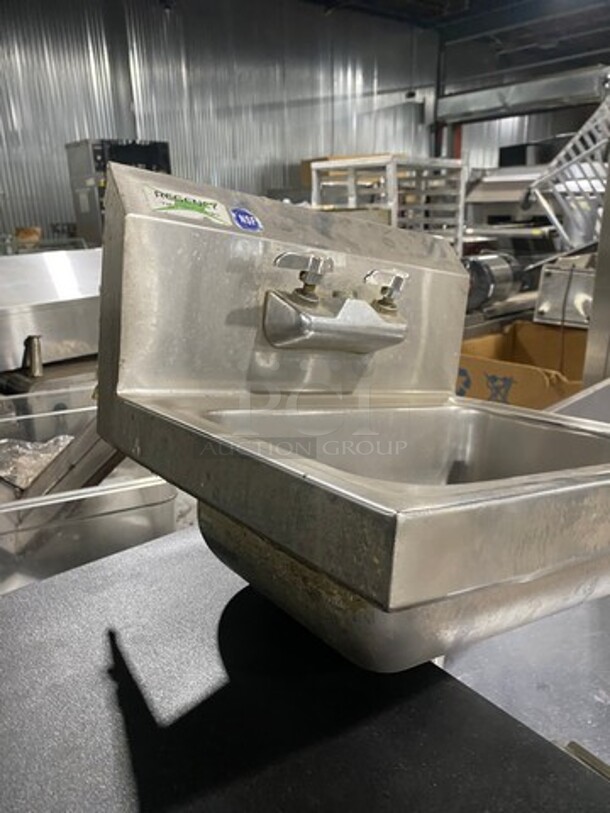 Regency All Stainless Steel Wall Mounted Hand Washing Sink!  - Image 8 of 8