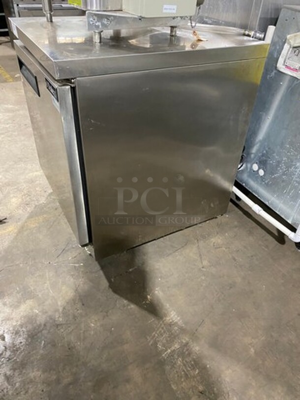 Dukers Commercial Single Door Refrigerated Lowboy/ Worktop Freezer! With Poly Coated Rack! Solid Stainless Steel! Model: DUC29F 115V 60HZ 1 Phase - Image 3 of 7