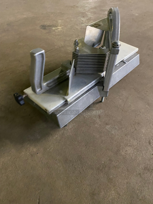 SWEET! Nemco Commercial Countertop Tomato Slicer! With Commercial Cutting Board! On Small Legs! - Image 6 of 6