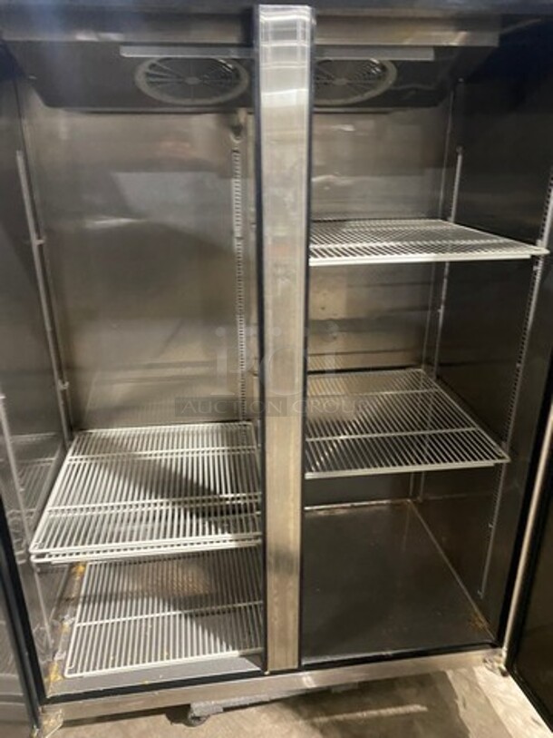 Turbo Air Commercial 2 Door Reach In Freezer! With Poly Coated Racks! Solid Stainless Steel! Model: M3F472 SN: K9F41A4002 115V - Image 5 of 11