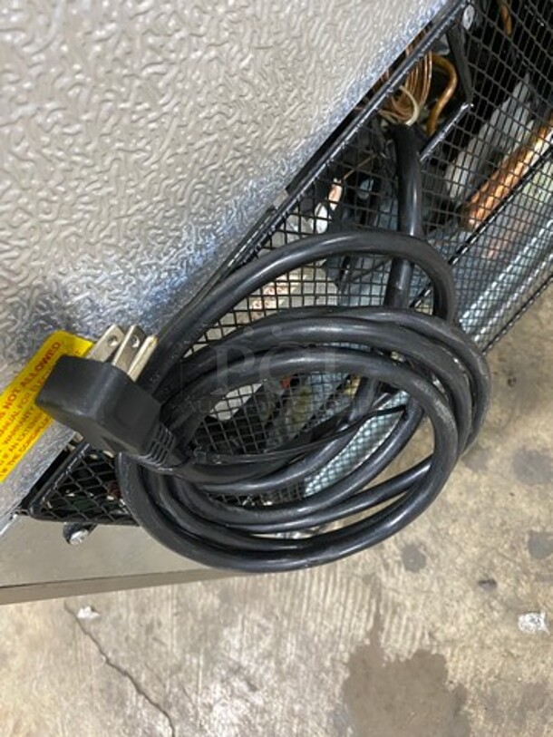 Maxx Cold Commercial Single Door Lowboy/ Worktop Freezer! With Poly Coated Rack! Solid Stainless Steel! On Casters! Model: MXCF27U SN: 5044421 115V 60HZ 1 Phase - Image 8 of 8