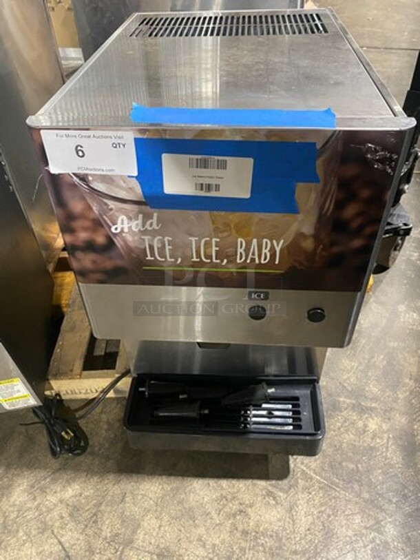 WOW! SCRATCH-N-DENT! LATE MODEL! Hoshizaki Commercial Countertop Refrigerated Ice Maker/Dispenser And Water Dispenser! All Stainless Steel! With Legs! Model: DCM270BAH SN: F09858G 115/120V 60HZ 1 Phase - Image 1 of 8