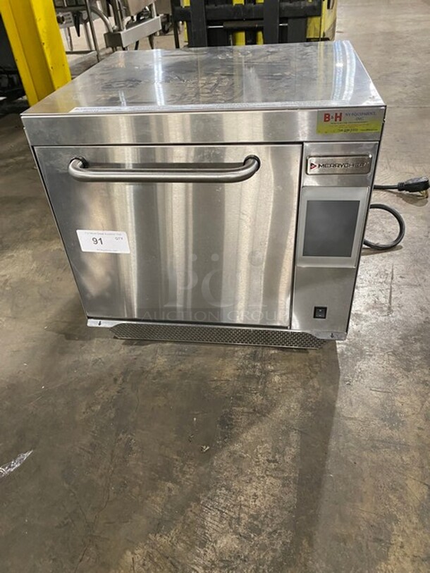 Merrychef Commercial Countertop Electric Rapid Cook Oven! All Stainless Steel! Model EikonE3 Serial 2107213090285! 208V/240V! - Image 1 of 8