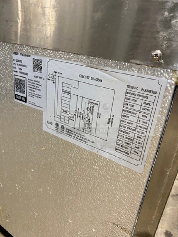 Avantco Commercial Refrigerated 2 Drawer Chef Base! All Stainless Steel! On Casters! Model: 178CBE48HC SN: 194558243 115V - Image 5 of 8