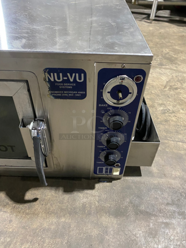 Nuvu Commercial Countertop Baking/ Convection Oven! With View Through Door! All Stainless Steel! Model: XO1C SN: 2004489 120V 60HZ 1 Phase - Image 2 of 8