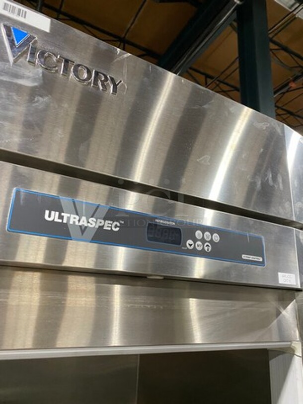 LATE MODEL! Victory Commercial Single Door Roll In Refrigerator! Solid Stainless Steel! Model: RIS1DS1 SN: M1205603 115V 60HZ 1 Phase - Image 8 of 8