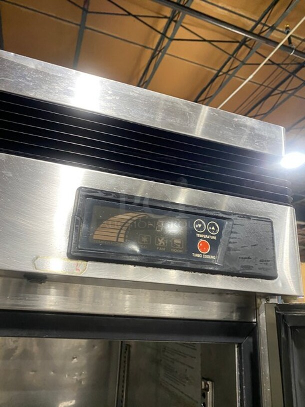 Turbo Air Commercial Single Door Reach In Refrigerator! All Stainless Steel! On Casters! Model: TSR23SD SN: DR23208043 115V 60HZ 1 Phase - Image 8 of 9