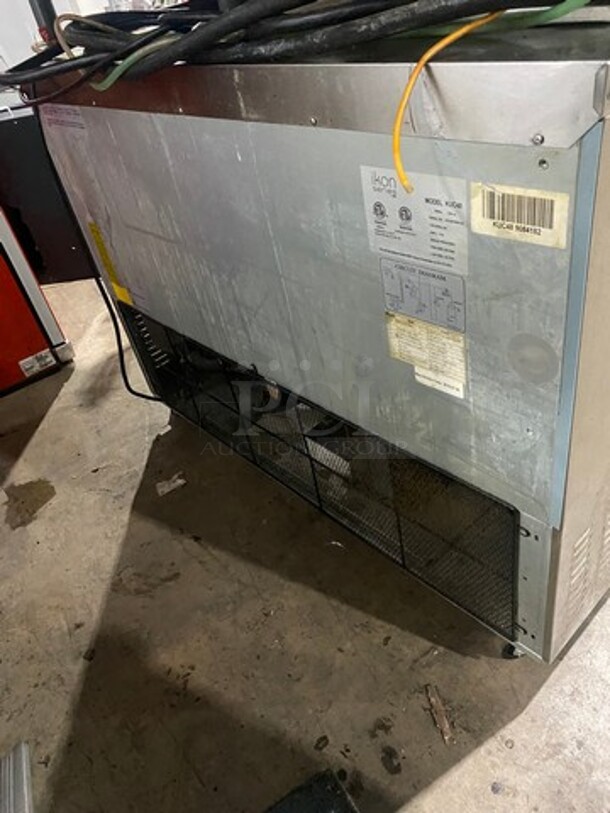Ikon Commercial 2 Door Lowboy/Worktop Cooler! All Stainless Steel! On Casters! Model: KUC48 SN: 9084182 115V 60HZ 1 Phase - Image 4 of 7