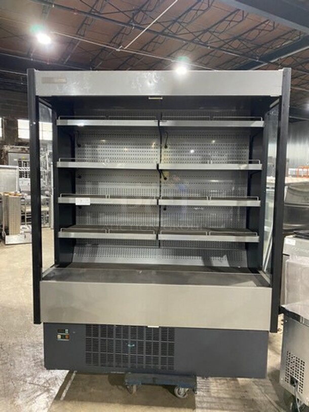 2017 Hydra Kool Commercial Refrigerated Open Grab-N-Go Display Case! Solid Stainless Steel! Model: KGHOF60SA SN: 1740012 120/230V 60HZ 1 Phase - Image 1 of 8