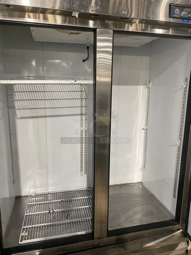 Nice Beverage Air Commercial 2 Door Reach In Freezer! All Stainless Steel! On Casters! Model: KF481AS 115V 60HZ 1 Phase - Image 5 of 10