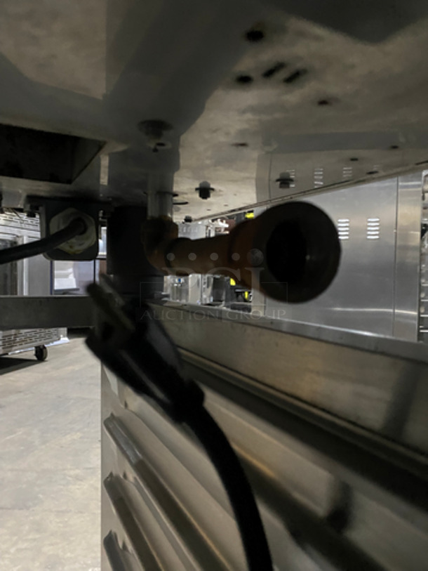 NICE! Henny Penny Commercial Natural Gas Powered Full-Size Combi Convection Oven! With View Through Door! With Underneath Pan Holding Area! Holds Full Size Pans/Trays! All Stainless Steel! On Legs! Model: LCG-6 SN: G61CB99031003780 - Image 8 of 8