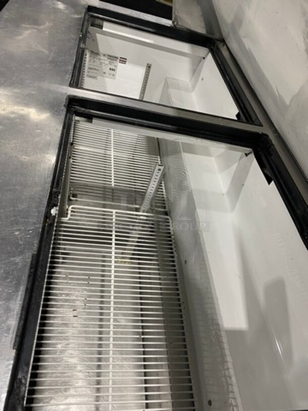 True Commercial Refrigerated Mega Top Sandwich Prep Table! With 2 Door Underneath Storage Space! With Poly Coated Racks! All Stainless Steel! On Casters! WORKING WHEN REMOVED! Model: TSSU6024MBST SN: 7983390 115V 60HZ 1 Phase - Image 8 of 9