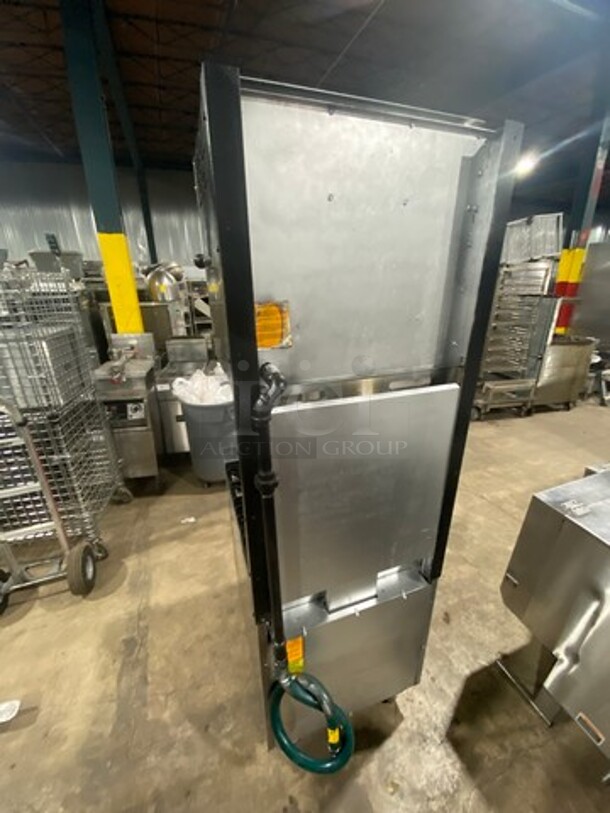 American Range Commercial Natural Gas Powered 4 Burner Stove! With Raised Back Splash And American Range Salamander! With Oven Underneath! All Stainless Steel! On Legs! - Image 4 of 9