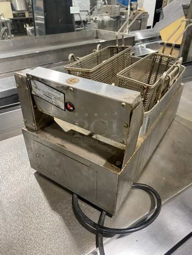 Star Max Countertop 15lb Single Pot Electric Powered Deep Fryer! All Stainless Steel! Model 515ED Serial 5ED00457! 208/240V! - Image 3 of 11