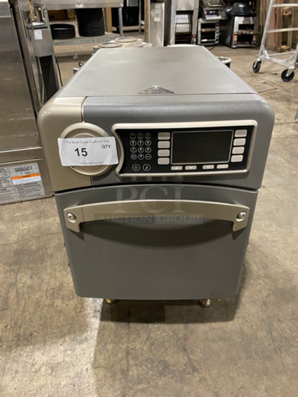 LATE MODEL! 2019 Turbo Chef Commercial Countertop Rapid Cook Oven! On Small Legs! Model: NGO SN: NGOD49741 208/240V 60HZ 1 Phase