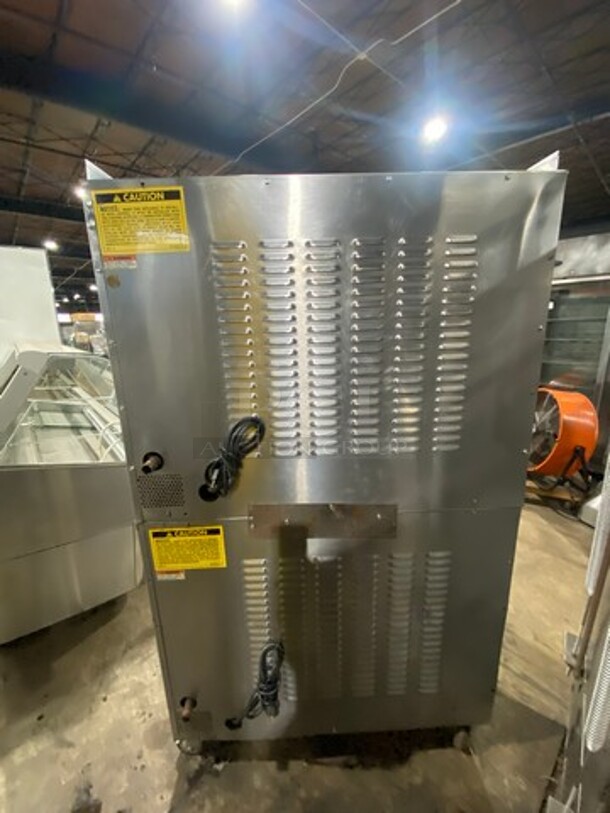 Vulcan Commercial Natural Gas Powered Double Deck Convection Oven! With View Through Doors! Metal Oven Racks! All Stainless Steel! On Casters! 2x Your Bid Makes One Unit! - Image 4 of 9