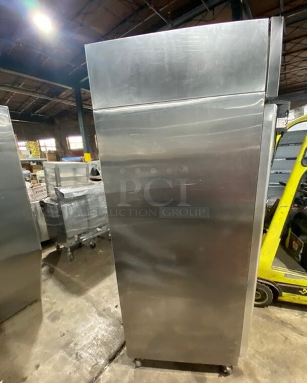 Hoshizaki Commercial 3 Door Reach In Cooler Merchandiser! With View Through Doors! Poly Coated Racks! All Stainless Steel Body! Model: CR3SFGYCR SN: F60047C 115V 60HZ 1 Phase - Image 2 of 9