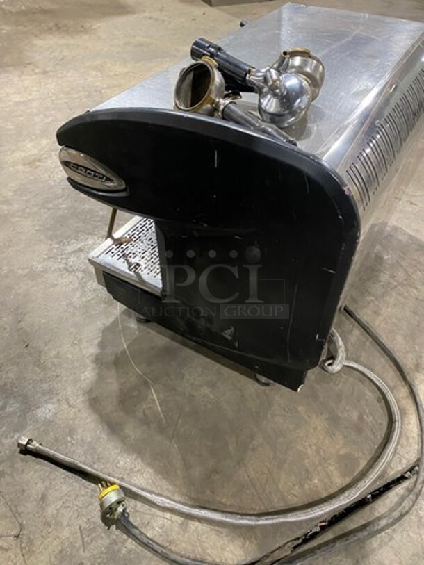 NICE! Conti Xeos Commercial Countertop 2 Group Espresso Machine! All Stainless Steel! On Small Legs! - Image 4 of 10