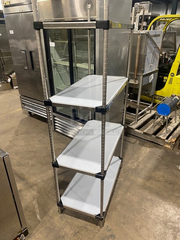 Uline Commercial Metal 4 Tier Shelf!  - Image 3 of 6