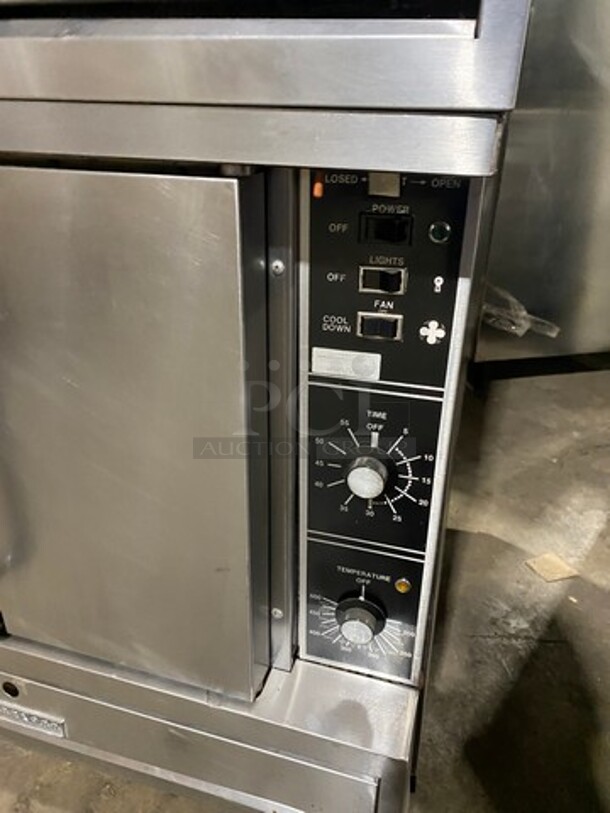 Garland Commercial Natural Gas Powered Double Deck Convection Oven! With View Through Doors! Metal Oven Racks! All Stainless Steel! On Casters! 2x Your Bid Makes One Unit! Model: TTG3 - Image 8 of 10