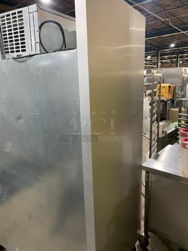 Traulsen Commercial 2 Door Reach In Refrigerator! With Poly Coated Racks! All Stainless Steel! On Casters! Model: G20010 SN: T70955A17 115V 60HZ 1 Phase - Image 4 of 11