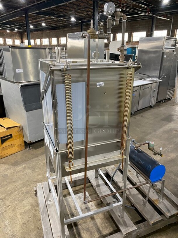 NEW! Out Of The Box! Insinger ENERGY STAR Stainless Steel Commercial Straight Pass-Through Dishwasher w/ Tank! MODEL 50-20N2 440V 3Ph - Image 4 of 8