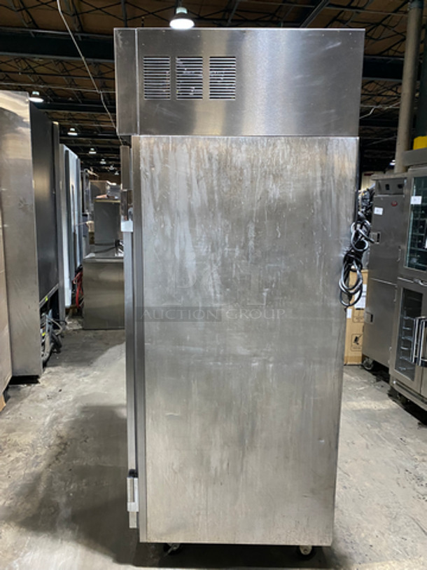 Delfield Commercial Single Door Reach In Freezer! With Poly Coated Racks! Solid Stainless Steel! On Casters! Model: 6125XLSPP2 SN: 1501152000013 115V 60HZ 1 Phase - Image 2 of 9