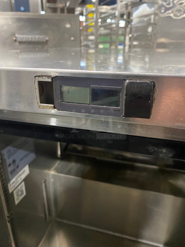 Turbo Air Commercial Single Door Lowboy/ Worktop Cooler! All Stainless Steel! On Legs! Model: MUR28 SN: MU2R902083 115V 60HZ 1 Phase - Image 7 of 8