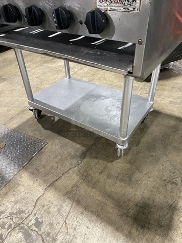 Tristar Natural Gas Powered 36 Inch Char Grill! 6 Burner High BTU! On All Stainless Steel Equipment Stand! On Casters!  - Image 8 of 9