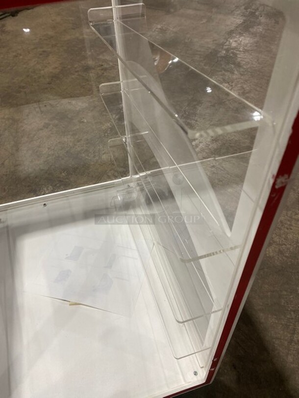 IN THE BOX! Otis Spunkmeyer Commercial Countertop Cookie Display Case! All View Through! With Rear Access Door! - Image 5 of 5