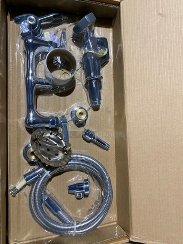 NICE! SCRATCH-N-DENT! IMC Teddy Commercial Mop Sink Cabinet! With Top Shelf Cleaning Supply Storage! With Spray Hose! All Stainless Steel! Model: MSC30 - Image 9 of 9