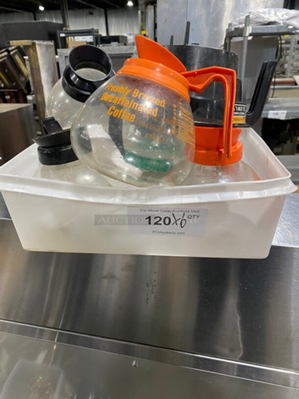 Various Glass Coffee Pots! 6x Your Bid! - Image 1 of 8