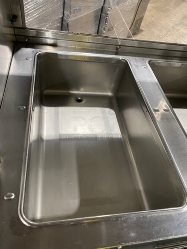 Eagle Commercial Electric Powered 5 Well Steam Table! With Storage Space Underneath! All Stainless Steel! On Casters! Model: YSPHT5 SN: 2008990224 208V 60HZ 1 Phase - Image 6 of 9