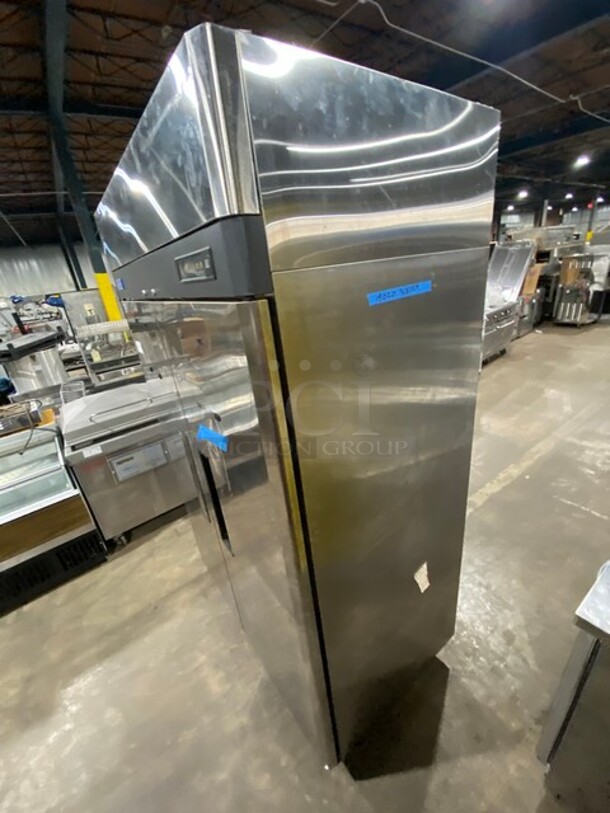 Turbo Air Commercial 2 Door Reach In Freezer! With Poly Coated Racks! Solid Stainless Steel! Model: M3F472 SN: M3F4L76034 115V  - Image 2 of 10