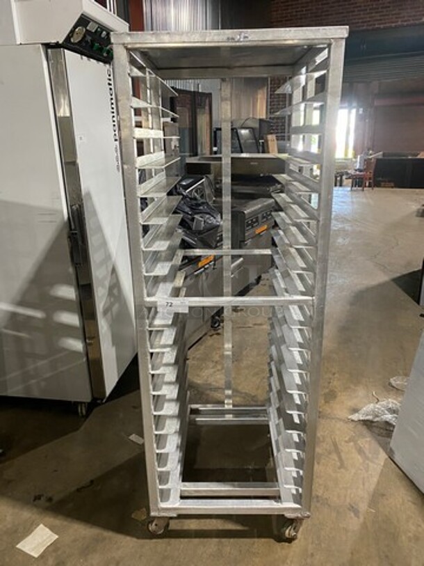 Metal Commercial Pan Transport Rack! On Casters! - Image 1 of 5