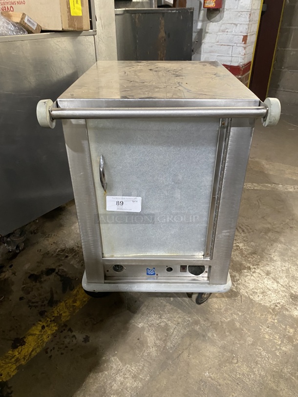 All Stainless Steel Food Warmer! On Casters! - Image 1 of 7